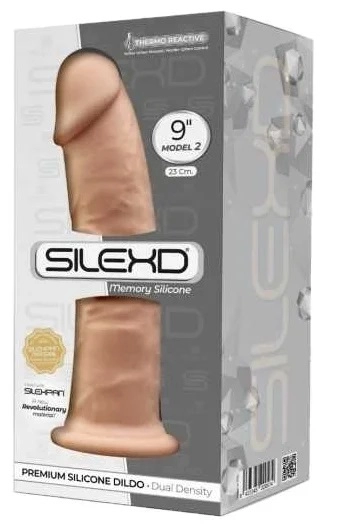 Фаллоимитатор с двойным покрытием без мошонки Model 2 SileXD, 9 дюймов
